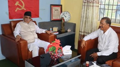 विप्लव र प्रचण्डको भेट हरिसिद्दीमा