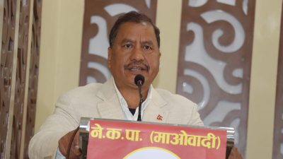 आगामी निर्वाचन एक्लै लड्ने विप्लवको घोषणा