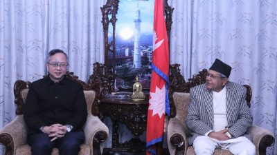 सभामुख घिमिरे र चिनियाँ राजदूत सोङबिच बिदाइ भेट